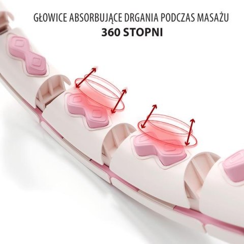 HHW06 PINK – Hula Hop z Wypustkami, Obciążnikiem i Licznikiem HMS HHW06 PINK – Hula Hop z Wypustkami, Obciążnikiem i Licznikiem HMS