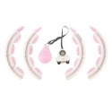 HHW06 PINK – Hula Hop z Wypustkami, Obciążnikiem i Licznikiem HMS