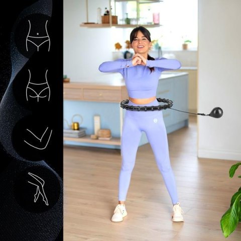 HHW11 PLUS SIZE – Hula Hop z Wypustkami i Obciążeniem HMS HHW11 PLUS SIZE – Hula Hop z Wypustkami i Obciążeniem HMS