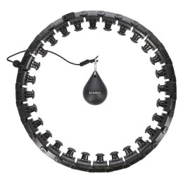 HHW12 PLUS SIZE BLACK – Hula Hop z Wypustkami i Obciążnikiem HMS