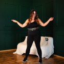 HHW12 PLUS SIZE BLACK – Hula Hop z Wypustkami i Obciążnikiem HMS