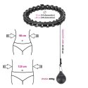 HHW12 PLUS SIZE BLACK – Hula Hop z Wypustkami i Obciążnikiem HMS