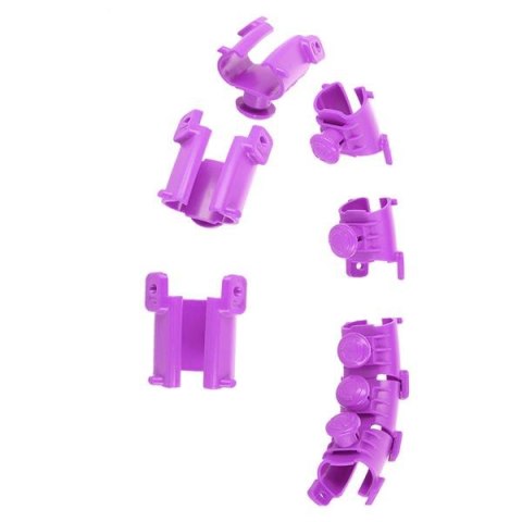 HHW12 PLUS SIZE HULA HOP VIOLET Z WYPUSTKAMI I OBCIĄŻNIKIEM HMS HHW12 PLUS SIZE HULA HOP VIOLET Z WYPUSTKAMI I OBCIĄŻNIKIEM HMS