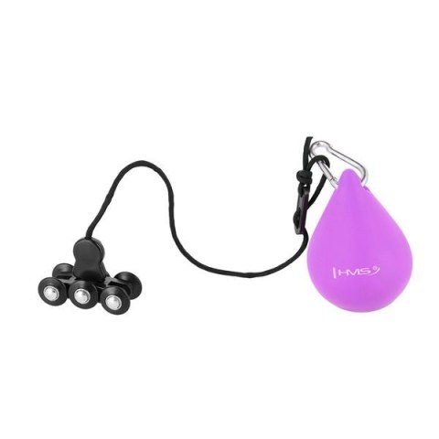 HHW12 PLUS SIZE HULA HOP VIOLET Z WYPUSTKAMI I OBCIĄŻNIKIEM HMS HHW12 PLUS SIZE HULA HOP VIOLET Z WYPUSTKAMI I OBCIĄŻNIKIEM HMS