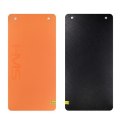 MFK01 ORANGE-BLACK MATA FITNESS KLUBOWA Z OTWORAMI HMS PREMIUM
