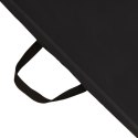 Czarny Lekki Składany Materac Gimnastyczny 180x60 CM HMS PREMIUM