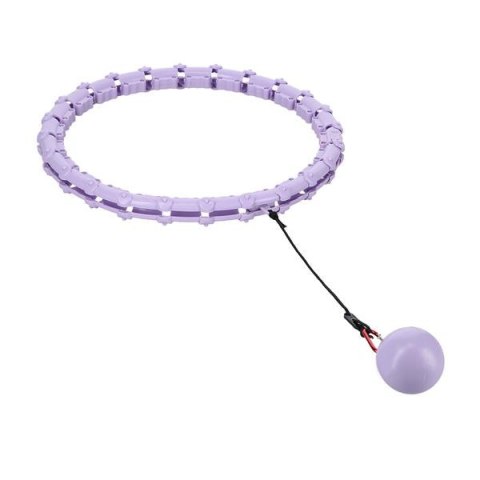 OHA02 HULA HOP VIOLET Z WYPUSTKAMI I OBCIĄŻNIKIEM ONE FITNESS OHA02 HULA HOP VIOLET Z WYPUSTKAMI I OBCIĄŻNIKIEM ONE FITNESS