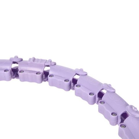 OHA02 HULA HOP VIOLET Z WYPUSTKAMI I OBCIĄŻNIKIEM ONE FITNESS OHA02 HULA HOP VIOLET Z WYPUSTKAMI I OBCIĄŻNIKIEM ONE FITNESS