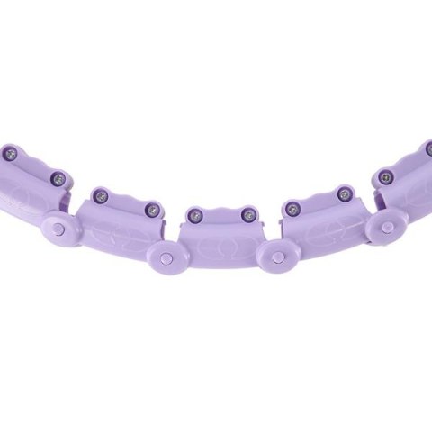 OHA02 HULA HOP VIOLET Z WYPUSTKAMI I OBCIĄŻNIKIEM ONE FITNESS OHA02 HULA HOP VIOLET Z WYPUSTKAMI I OBCIĄŻNIKIEM ONE FITNESS