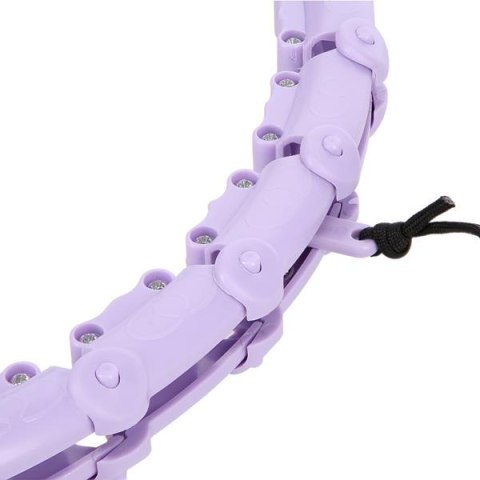 OHA02 HULA HOP VIOLET Z WYPUSTKAMI I OBCIĄŻNIKIEM ONE FITNESS OHA02 HULA HOP VIOLET Z WYPUSTKAMI I OBCIĄŻNIKIEM ONE FITNESS