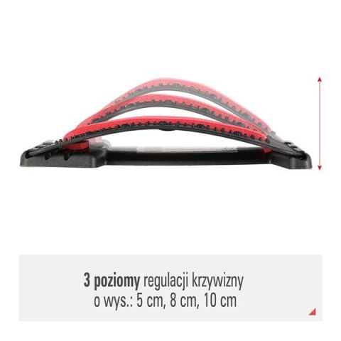 PRP02 RED PRZYRZĄD DO ROZCIĄGANIA PLECÓW Z MAGNESAMI HMS PRP02 RED PRZYRZĄD DO ROZCIĄGANIA PLECÓW Z MAGNESAMI HMS