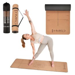 Mata do Jogi YM11 Cork TPE HMS - Antypoślizgowa, Eco-Friendly, 182x61 cm