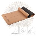 Mata do Jogi YM11 Cork TPE HMS - Antypoślizgowa, Eco-Friendly, 182x61 cm