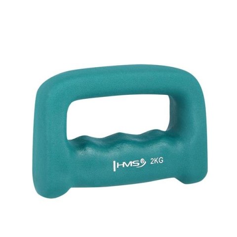 CK20 KASTET TURQUOISE CIĘŻAREK ŻELIWNY POKRYTY NEOPRENEM 2.0 KG HMS CK20 KASTET TURQUOISE CIĘŻAREK ŻELIWNY POKRYTY NEOPRENEM 2.0 KG HMS