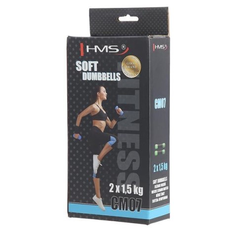 CM07 ZIELONY CIĘŻARKI MIĘKKIE 2 x 1.5 KG HMS CM07 ZIELONY CIĘŻARKI MIĘKKIE 2 x 1.5 KG HMS