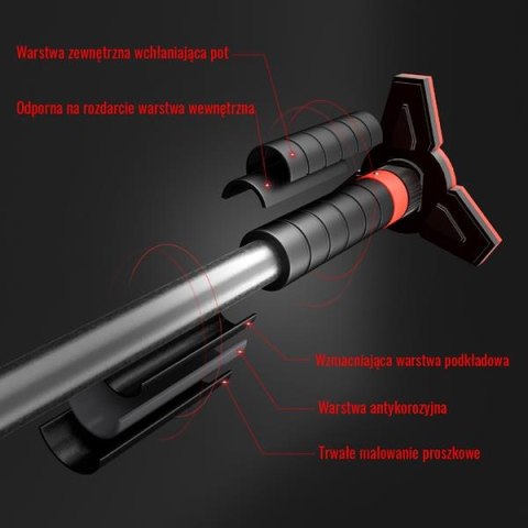 DD400 DRĄŻEK ROZPOROWY Z POZIOMICĄ Do ościeżnicy 70-100 CM HMS Podciąganie DD400 DRĄŻEK ROZPOROWY Z POZIOMICĄ Do ościeżnicy 70-100 CM HMS Podciąganie