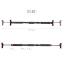 Drążek Rozporowy w Futrynę z Poziomicą 98-130 cm Trening Pleców i Brzucha