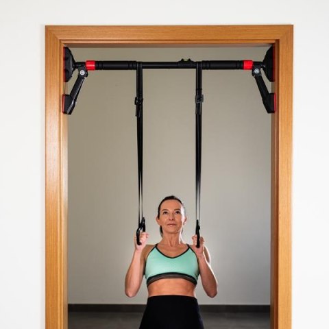 DDG03 drążek rozporowy 96–130cm z kółkami gimnastycznymi HMS premium DDG03 drążek rozporowy 96–130cm z kółkami gimnastycznymi HMS premium