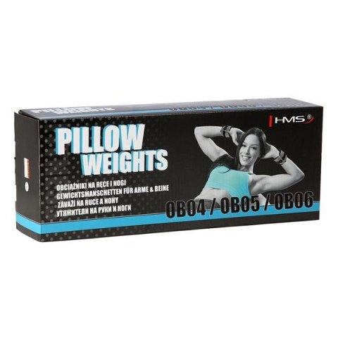 OB06 BLACK OBCIĄŻNIKI NA RĘCE I NOGI 2 x 3 KG HMS OB06 BLACK OBCIĄŻNIKI NA RĘCE I NOGI 2 x 3 KG HMS