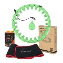 ZESTAW HULA HOP HHW01 GREEN + PAS BR163 RED HMS