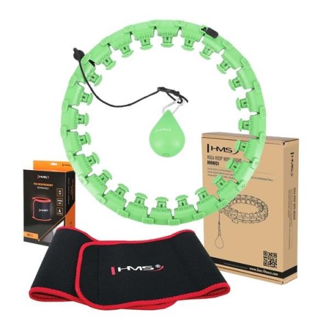 ZESTAW HULA HOP HHW01 GREEN + PAS BR163 RED HMS ZESTAW HULA HOP HHW01 GREEN + PAS BR163 RED HMS