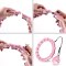 HULA HOP HHW02 LIGHT PINK + PAS WYSZCZUPLAJĄCY BR163 RED | Trening & Masaż