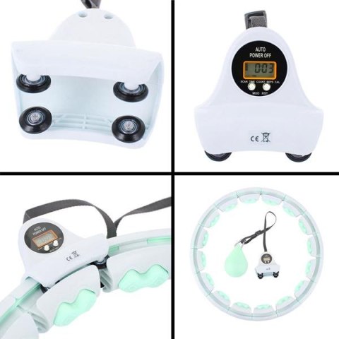 ZESTAW HULA HOP HHW06 GREEN + PAS WYSZCZUPLAJĄCY BR163 BLACK HMS ZESTAW HULA HOP HHW06 GREEN + PAS WYSZCZUPLAJĄCY BR163 BLACK HMS