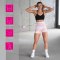 ZESTAW HULA HOP HHW06 PINK + PAS WYSZCZUPLAJĄCY BR163 BLACK HMS