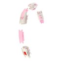 ZESTAW HULA HOP HHW06 PINK + PAS WYSZCZUPLAJĄCY BR163 BLACK HMS