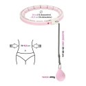 ZESTAW HULA HOP HHW06 PINK + PAS WYSZCZUPLAJĄCY BR163 BLACK HMS