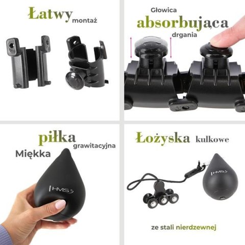 ZESTAW HULA HOP HHW12 BLACK Z WYPUSTKAMI I OBCIĄŻNIKIEM HMS + PAS BR163 BLACK PLUS SIZE ZESTAW HULA HOP HHW12 BLACK Z WYPUSTKAMI I OBCIĄŻNIKIEM HMS + PAS BR163 BLACK PLUS SIZE