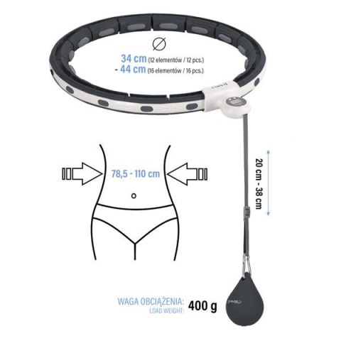 ZESTAW HULA HOP MAGNETYCZNY BLACK HHM15 Z LICZNIKIEM HMS + PAS WYSZCZUPLAJĄCY BR163 RED ZESTAW HULA HOP MAGNETYCZNY BLACK HHM15 Z LICZNIKIEM HMS + PAS WYSZCZUPLAJĄCY BR163 RED