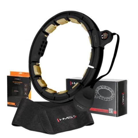 ZESTAW HULA HOP MAGNETYCZNY BLACK/GOLD HHM13 Z LICZNIKIEM HMS + PAS WYSZCZUPLAJĄCY BR163 BLACK ZESTAW HULA HOP MAGNETYCZNY BLACK/GOLD HHM13 Z LICZNIKIEM HMS + PAS WYSZCZUPLAJĄCY BR163 BLACK