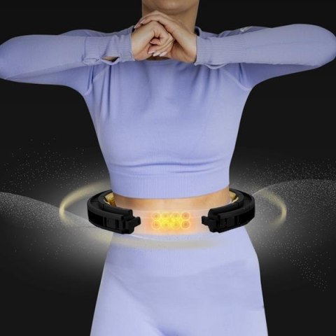 ZESTAW HULA HOP MAGNETYCZNY BLACK/GOLD HHM13 Z LICZNIKIEM HMS + PAS WYSZCZUPLAJĄCY BR163 BLACK ZESTAW HULA HOP MAGNETYCZNY BLACK/GOLD HHM13 Z LICZNIKIEM HMS + PAS WYSZCZUPLAJĄCY BR163 BLACK