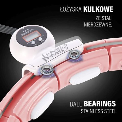 ZESTAW HULA HOP MAGNETYCZNY PINK HHM15 Z LICZNIKIEM HMS + PAS WYSZCZUPLAJĄCY BR163 RED ZESTAW HULA HOP MAGNETYCZNY PINK HHM15 Z LICZNIKIEM HMS + PAS WYSZCZUPLAJĄCY BR163 RED