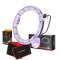 ZESTAW HULA HOP MAGNETYCZNY VIOLET HHM13 Z LICZNIKIEM HMS + PAS WYSZCZUPLAJĄCY BR163 RED