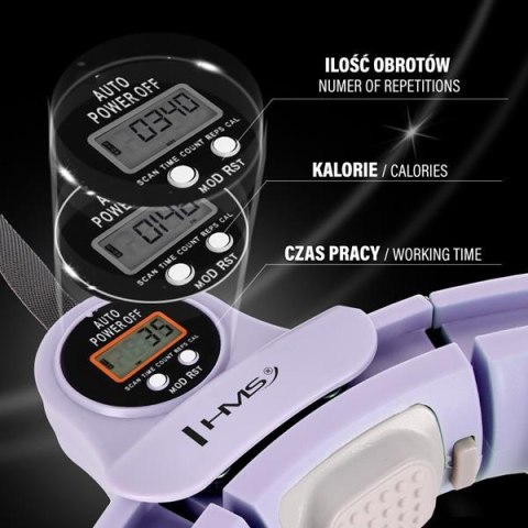 ZESTAW HULA HOP MAGNETYCZNY VIOLET HHM13 Z LICZNIKIEM HMS + PAS WYSZCZUPLAJĄCY BR163 RED ZESTAW HULA HOP MAGNETYCZNY VIOLET HHM13 Z LICZNIKIEM HMS + PAS WYSZCZUPLAJĄCY BR163 RED