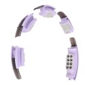 ZESTAW HULA HOP MAGNETYCZNY VIOLET HHM13 Z LICZNIKIEM HMS + PAS WYSZCZUPLAJĄCY BR163 RED