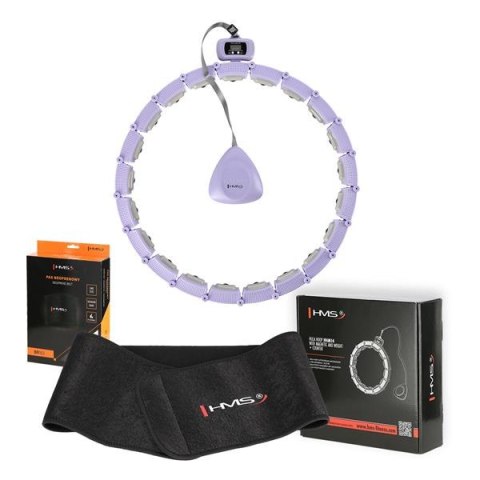 ZESTAW HULA HOP MAGNETYCZNY VIOLET HHM14 Z LICZNIKIEM HMS + PAS WYSZCZUPLAJĄCY BR163 BLACK ZESTAW HULA HOP MAGNETYCZNY VIOLET HHM14 Z LICZNIKIEM HMS + PAS WYSZCZUPLAJĄCY BR163 BLACK
