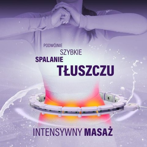 ZESTAW HULA HOP MAGNETYCZNY VIOLET HHM14 Z LICZNIKIEM HMS + PAS WYSZCZUPLAJĄCY BR163 BLACK ZESTAW HULA HOP MAGNETYCZNY VIOLET HHM14 Z LICZNIKIEM HMS + PAS WYSZCZUPLAJĄCY BR163 BLACK