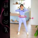 Zestaw Hula Hop OHA02 Pink + Pas BR160 One Fitness – Wyszczuplanie i Masaż