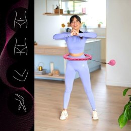 Zestaw Hula Hop OHA02 Pink + Pas BR160 One Fitness – Wyszczuplanie i Masaż
