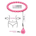 Zestaw Hula Hop OHA02 Pink + Pas BR160 One Fitness – Wyszczuplanie i Masaż