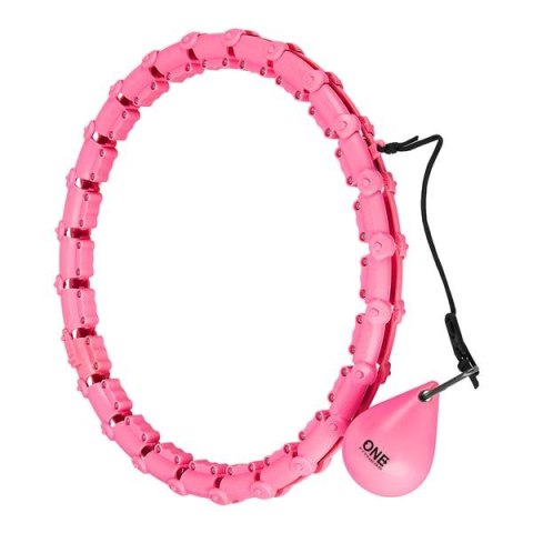 Zestaw Hula Hop OHA02 Pink + Pas BR160 One Fitness – Wyszczuplanie i Masaż Zestaw Hula Hop OHA02 Pink + Pas BR160 One Fitness – Wyszczuplanie i Masaż