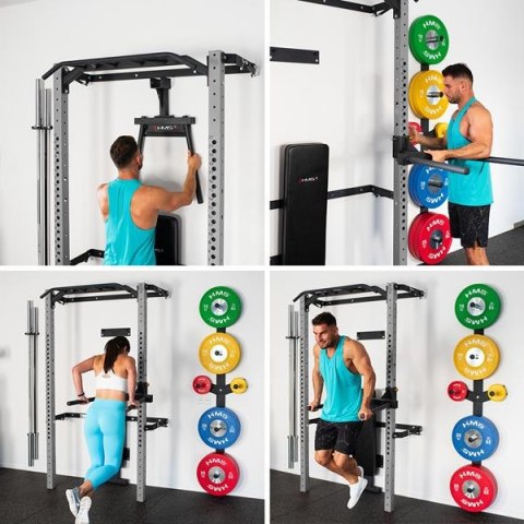 Klt22 Wielofunkcyjna Klatka Treningowa Składana Silver Hms