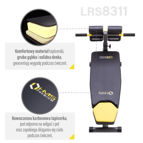 LSR8311 ŁAWKA RZYMSKA HMS PREMIUM LSR8311 ŁAWKA RZYMSKA HMS PREMIUM