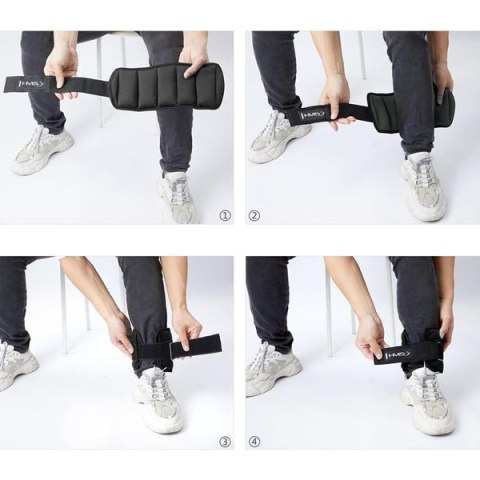 ONK05 OBCIĄŻNIKI NA KOSTKI I NADGARSTKI REGULOWANE 2 x 2.5KG HMS ONK05 OBCIĄŻNIKI NA KOSTKI I NADGARSTKI REGULOWANE 2 x 2.5KG HMS