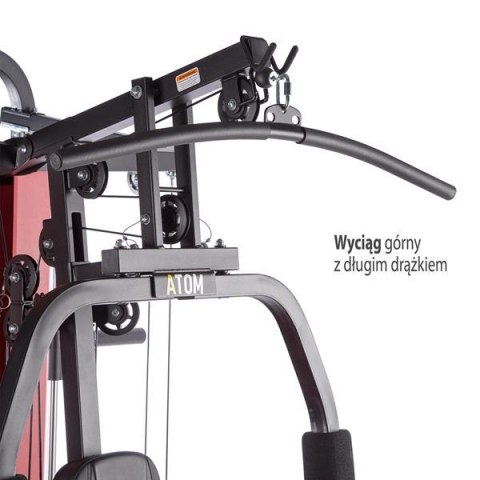 ATOM HMS Premium suwnica smith atlas do ćwiczeń z wyciągiem ATOM HMS Premium suwnica smith atlas do ćwiczeń z wyciągiem