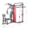 ATOM HMS Premium suwnica smith atlas do ćwiczeń z wyciągiem