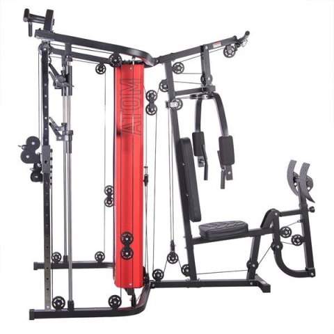 ATOM HMS Premium suwnica smith atlas do ćwiczeń z wyciągiem ATOM HMS Premium suwnica smith atlas do ćwiczeń z wyciągiem